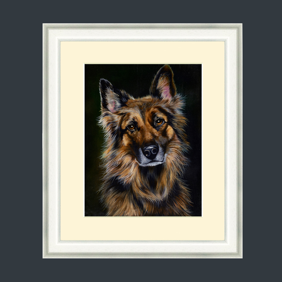 Art Print Framed Faithful Friend