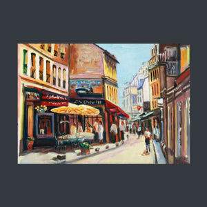Art Print Unframed Cafe