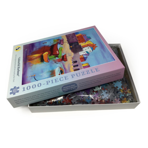 Colourful Harbour Jigsaw Open2