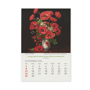 Calendars November Square Canvas
