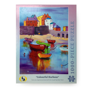 Colourful Harbour Jigsaw Square